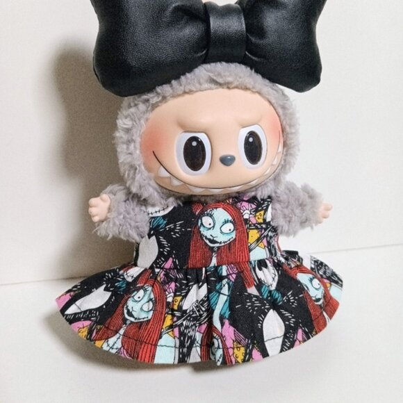 Disney Nightmare Before Christmas Sally Dress with Bow Labubu Outfit - Picture 3 of 6